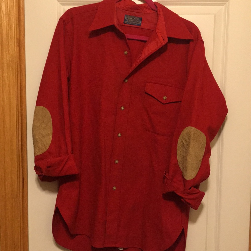 Pendleton Button Down with Elbow patches